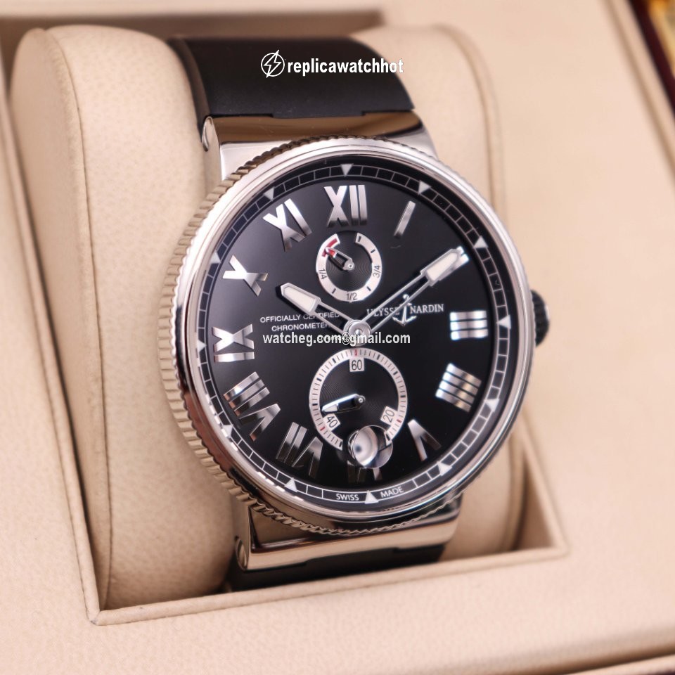 Ulysse Nardin Marine Chronometer Manufacture Mens watch Unisex Automatic Steel 1183-122-3 42 2