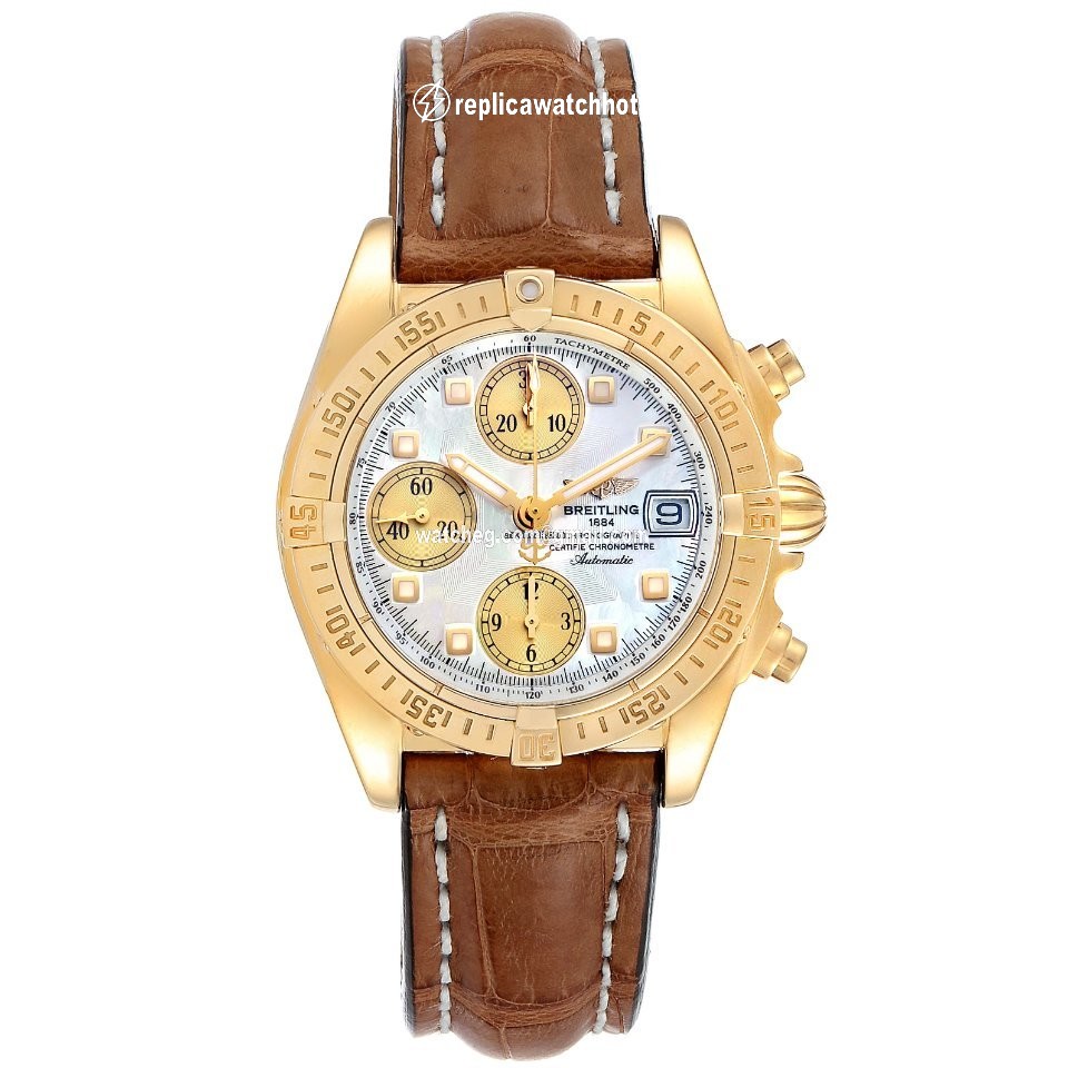 Breitling Chrono Cockpit Mens watch Unisex Automatic Yellow gold K13358 2