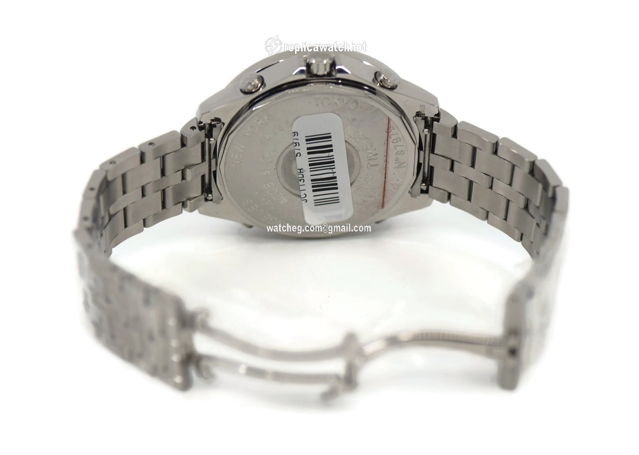 Jacob & Co. Five Time Zone Mens watch Unisex Quartz Steel JC-113DA 2