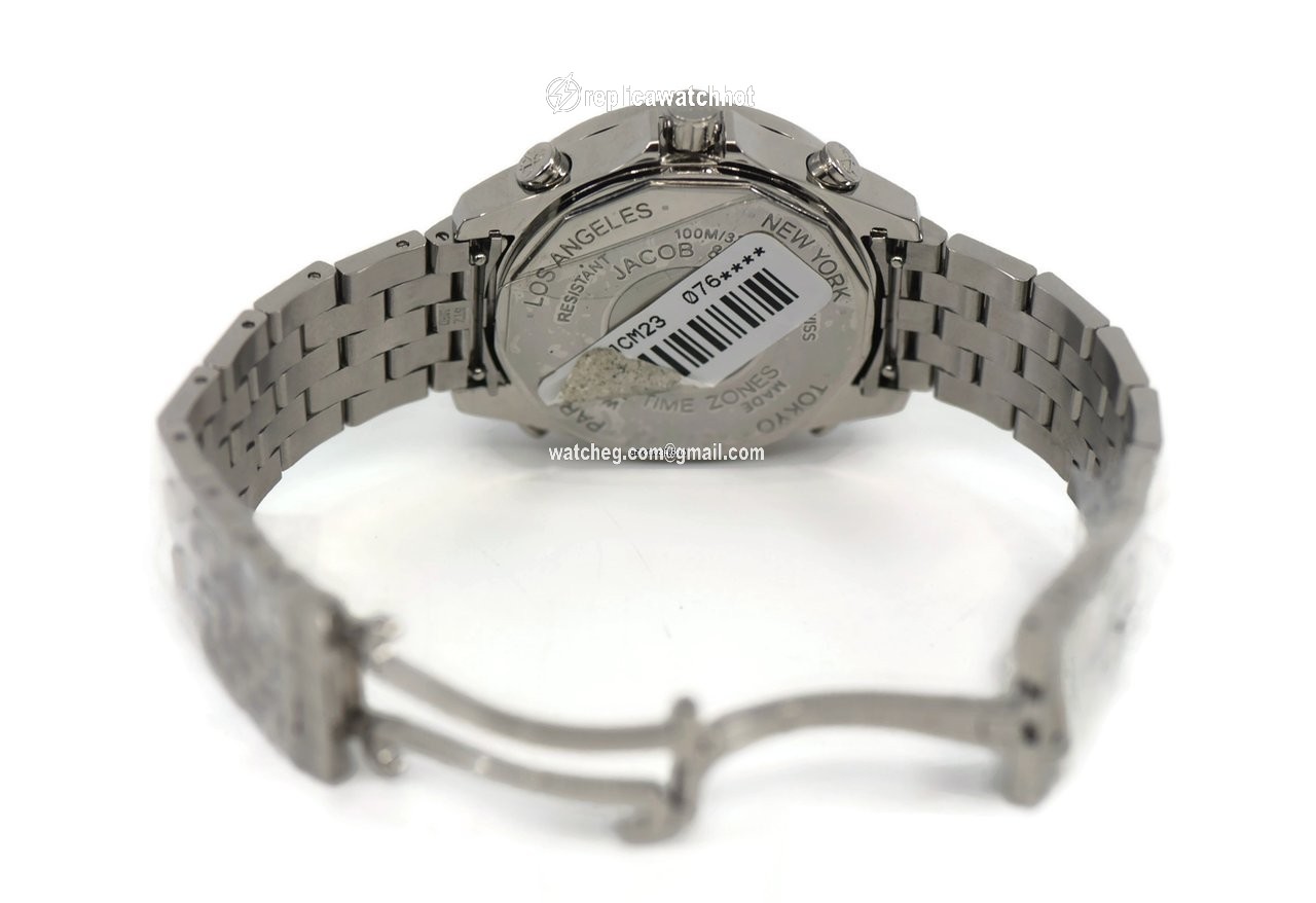 Jacob & Co. Five Time Zone Mens watch Unisex Quartz Steel JCM-23 2