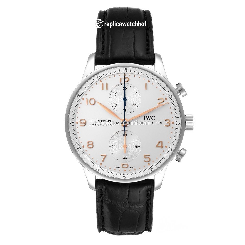 IWC Portuguese Chronograph Mens watch Unisex Automatic Steel IW371445 2