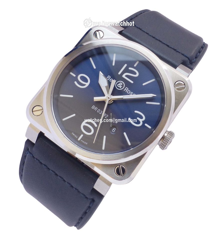 Bell & Ross BR 03-92 Steel Mens watch Unisex Automatic Steel BR0392-BLU-ST SCA 2