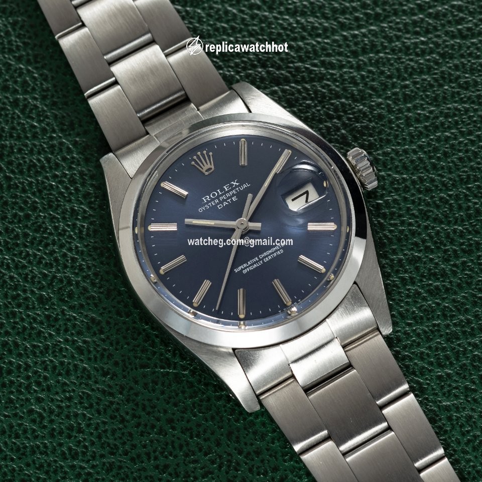 Rolex Oyster Perpetual Date Mens watch Unisex Steel Automatic 1500 Vintage 2