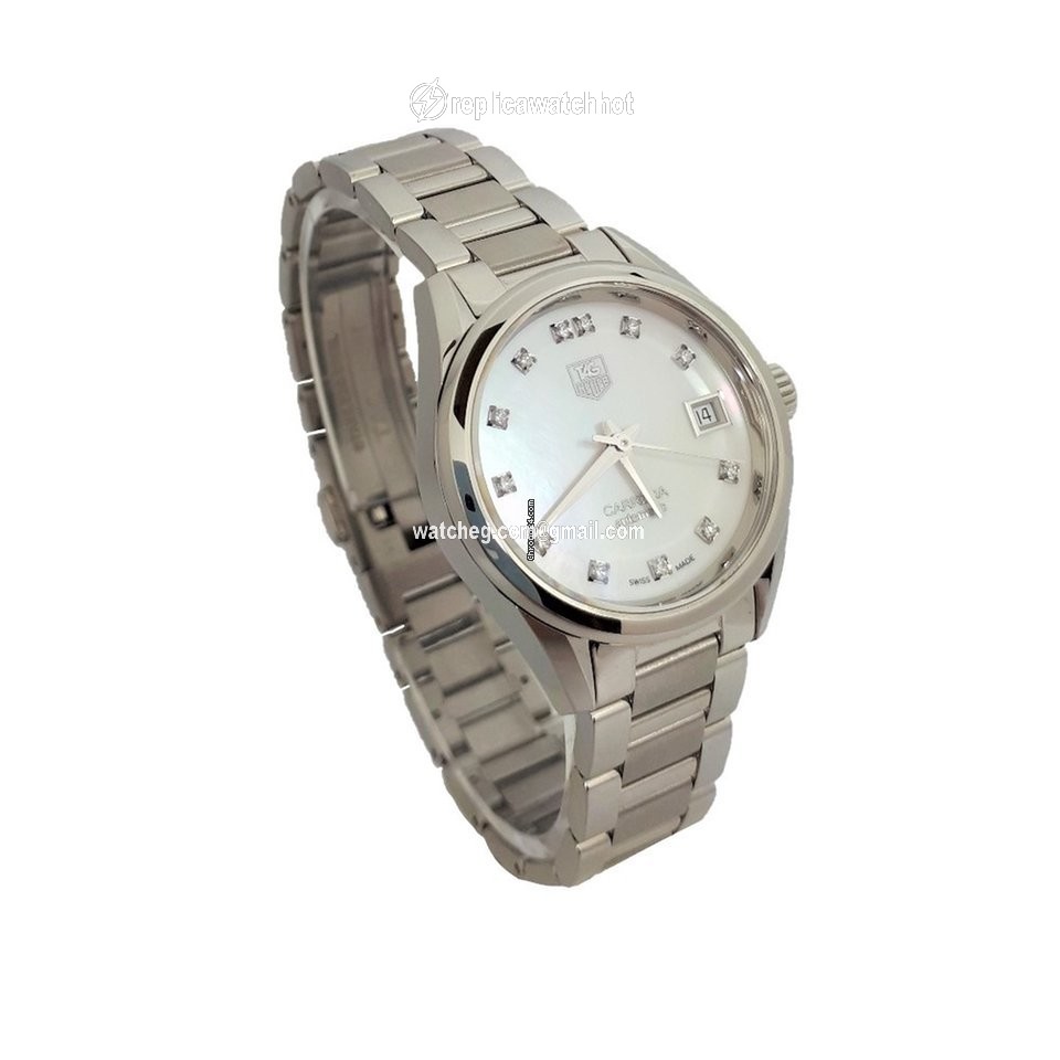 TAG Heuer Carrera Lady Womens watch Automatic Steel WAR2414.BA0776 2