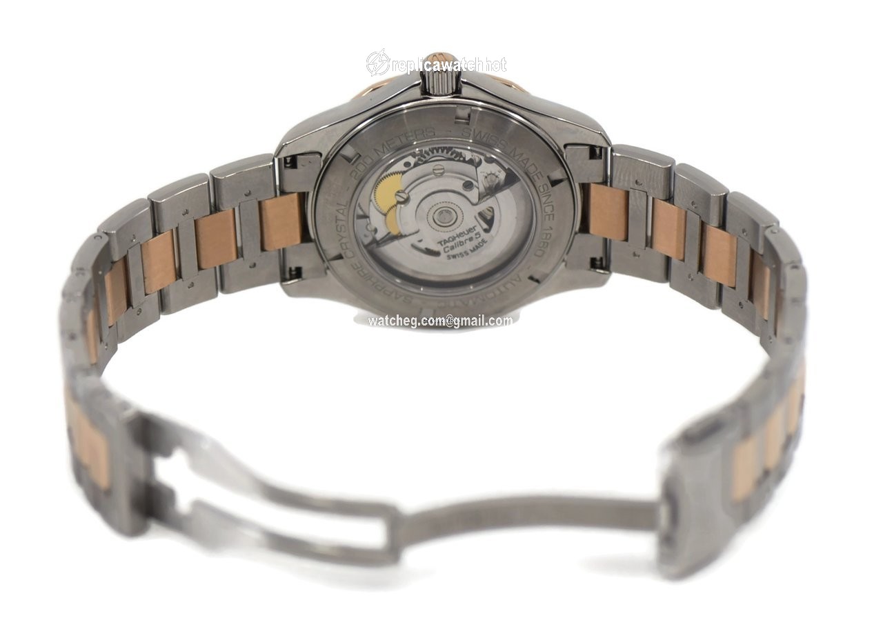TAG Heuer Aquaracer Lady Mens watch Unisex Automatic Gold Steel WAP2150.BD0839 2