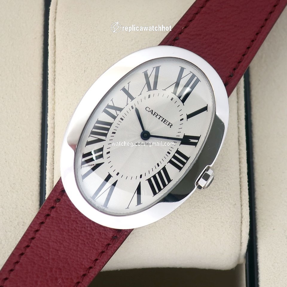 Cartier Baignoire Mens watch Unisex Manual winding White gold W8000001 2