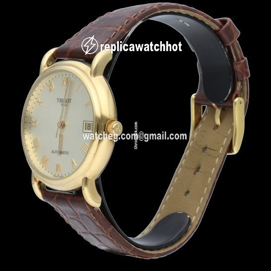Tissot Carson Mens watch Unisex Automatic Yellow gold T0854073601100 2
