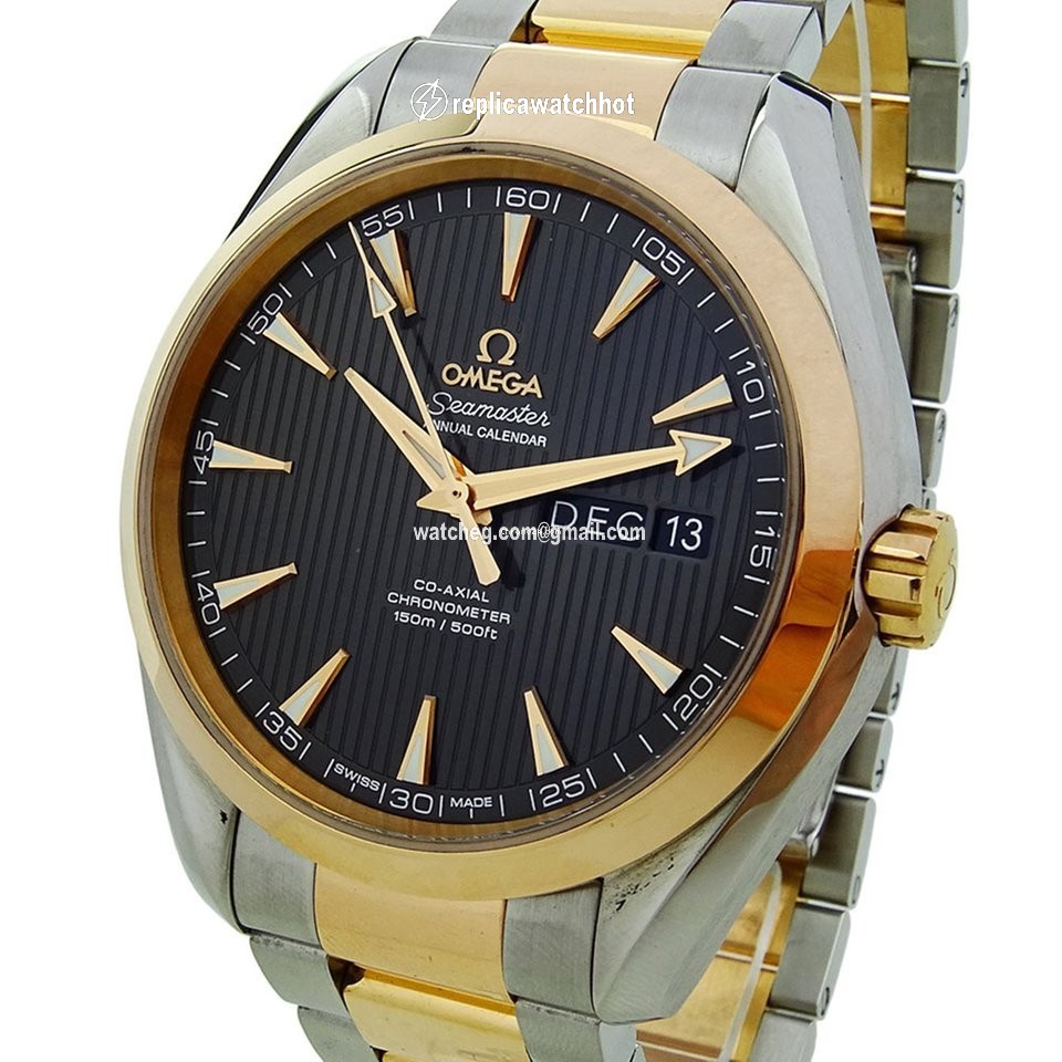 Omega Seamaster Aqua Terra Mens watch Unisex Automatic Gold Steel 231.20.43.22.46.002 2