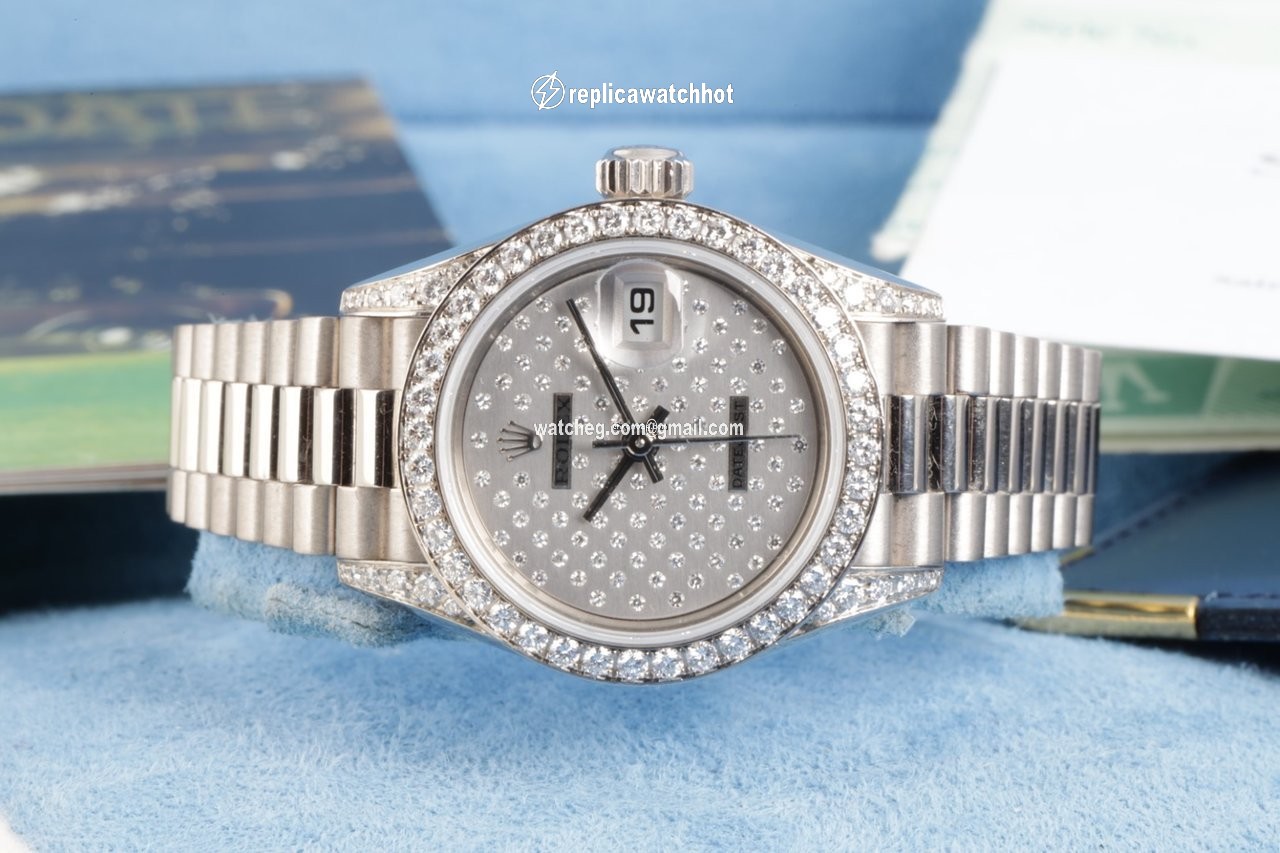 Rolex Lady-Datejust Womens watch White gold Automatic 79159 2