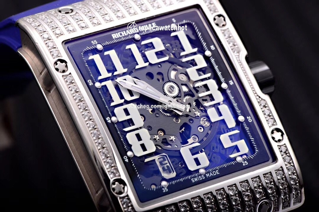 Richard Mille RM 016 Womens watch Automatic White gold Richard Mille RM016 Set diamond 18K White Gold 2