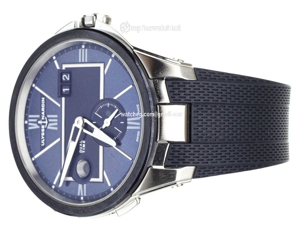 Ulysse Nardin Executive Dual Time Mens watch Unisex Automatic Steel 243-20-3 43 2