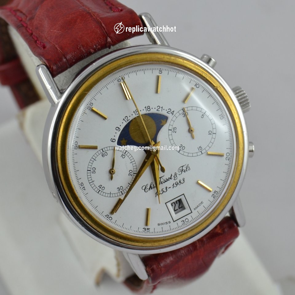 Tissot Mens watch Unisex Manual winding Gold Steel 41005 2