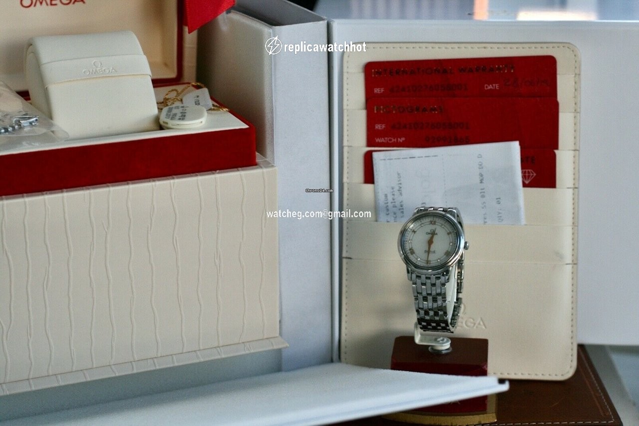 Omega De Ville Prestige Womens watch Quartz Steel 424.10.27.60.55.001 2