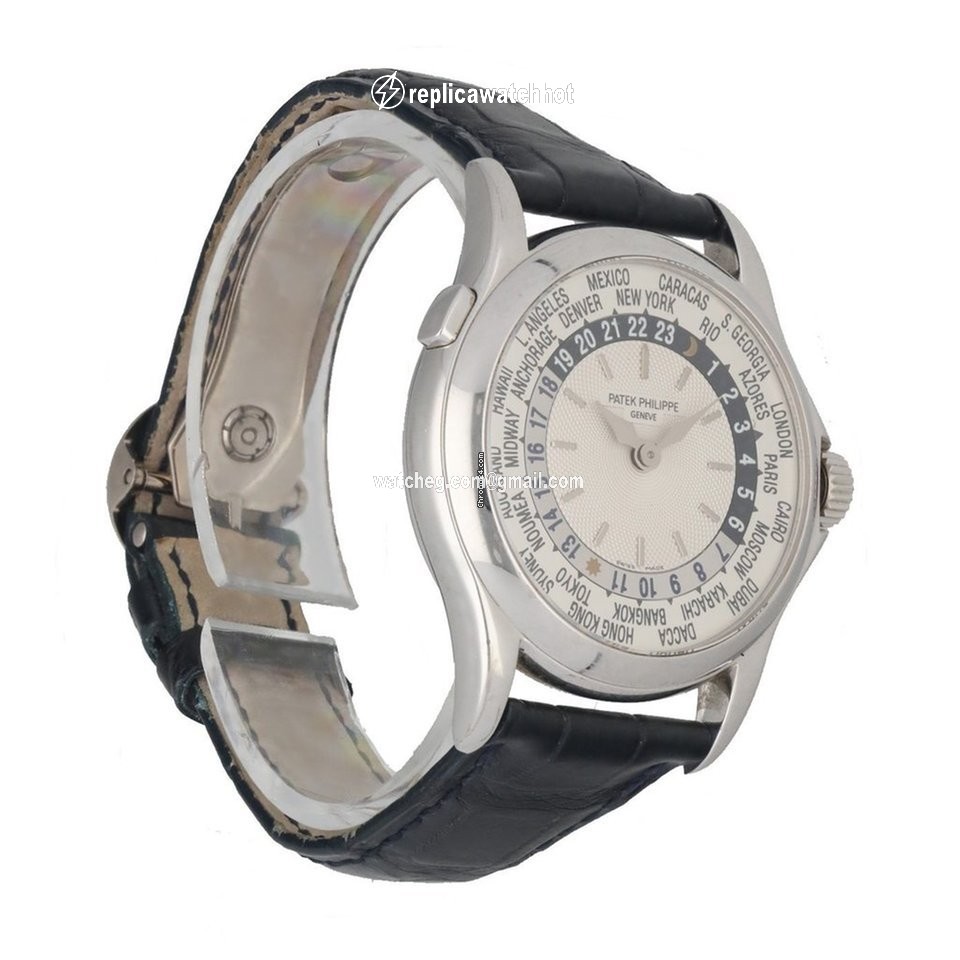 Patek Philippe World Time Mens watch Unisex Automatic White gold 5110G 2