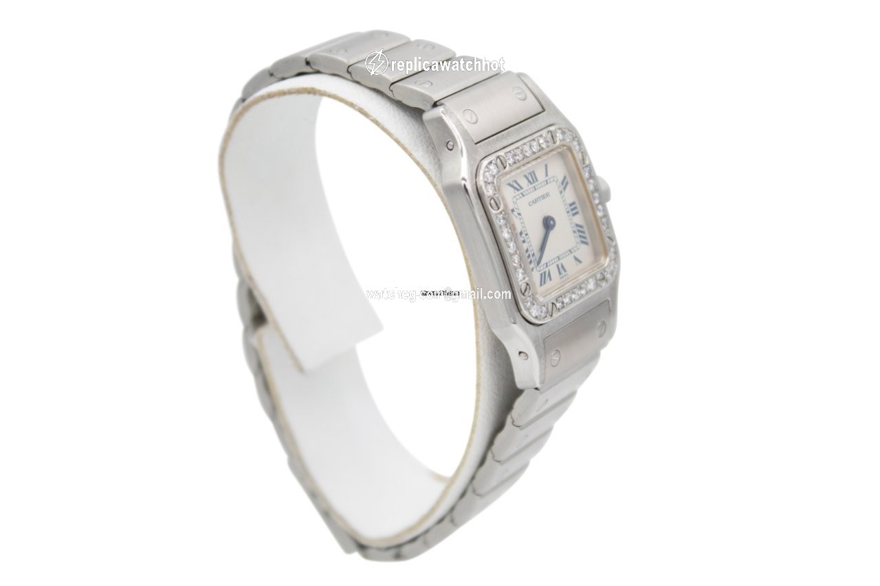 Cartier Santos Galbee Womens watch Quartz Steel 1565 2