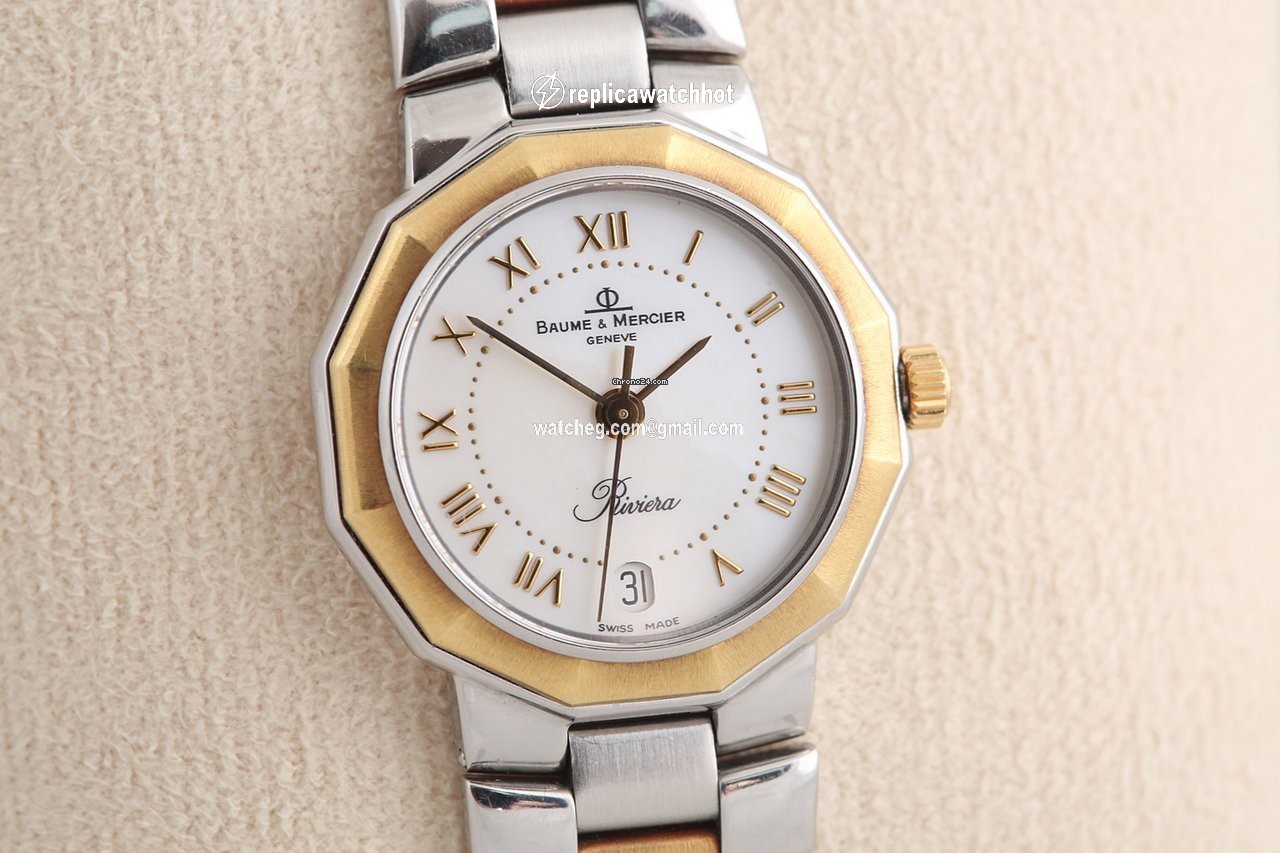 Baume & Mercier Riviera Womens watch Quartz Gold Steel Baume & Mercier 5231 2