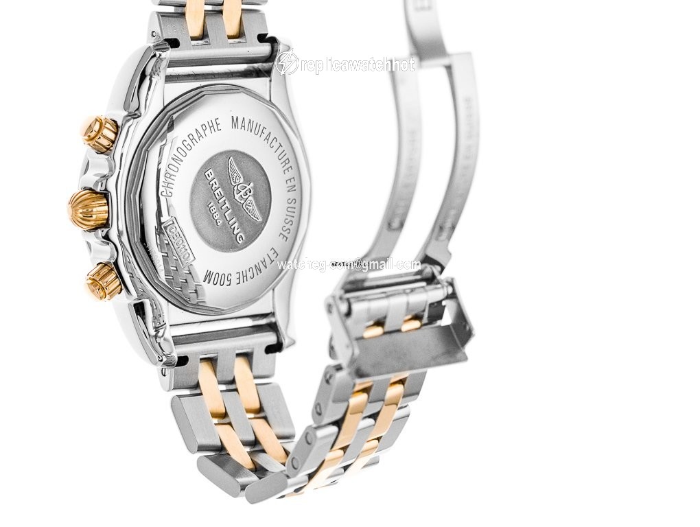 Breitling Chronomat 44 Mens watch Unisex Automatic Gold Steel CB0110121C1C1 2