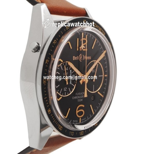 Bell & Ross BR V1 Mens watch Unisex Automatic Steel BRV126-FLY-GMT SCA 2