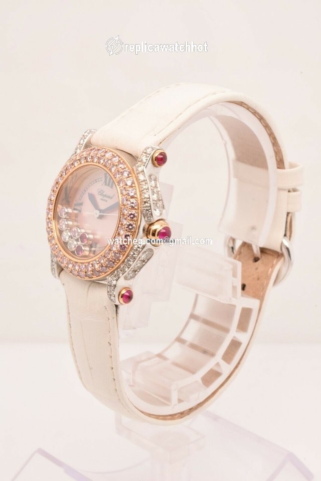 Chopard Happy Sport Womens watch Quartz White gold 27 6244 401 2