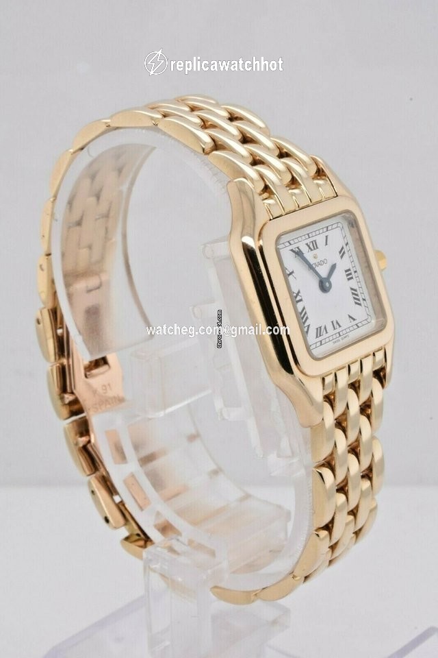 Movado Womens watch Quartz Yellow gold 74259431 2