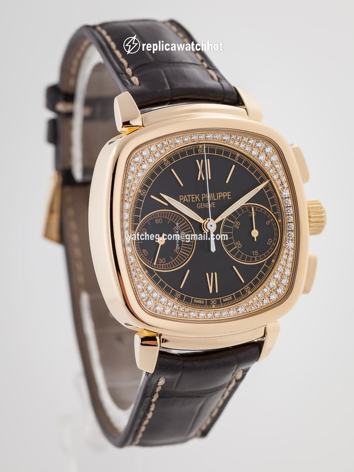 Patek Philippe Chronograph Womens watch Manual winding Rose gold 7071R-010 2