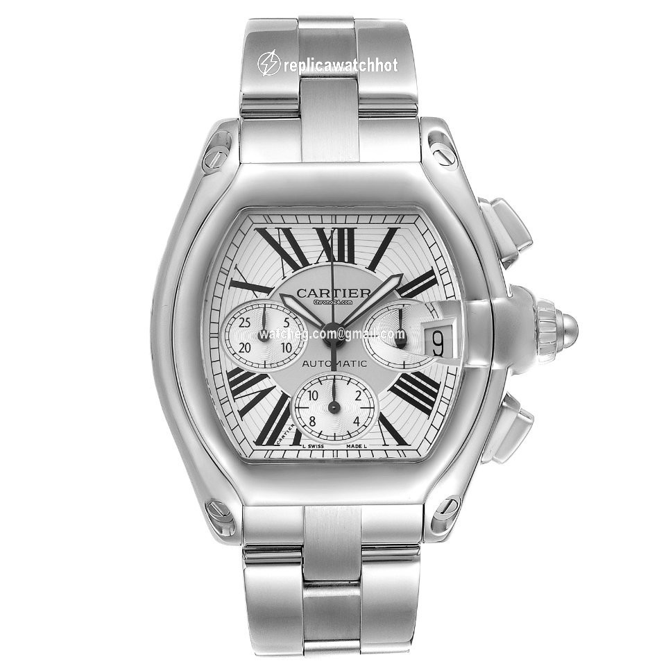 Cartier Roadster Mens watch Unisex Automatic Steel W62019X6 2