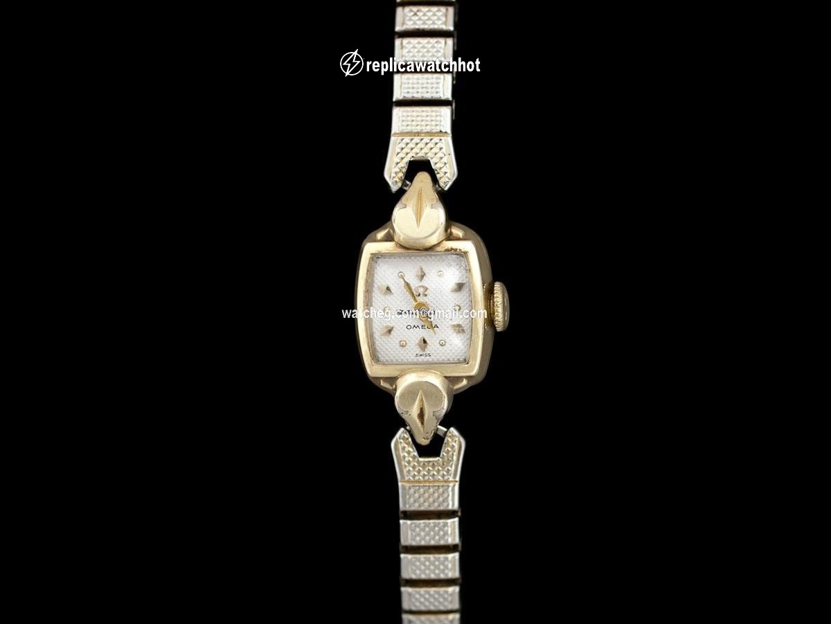 Omega Womens watch Gold Steel 7383 2