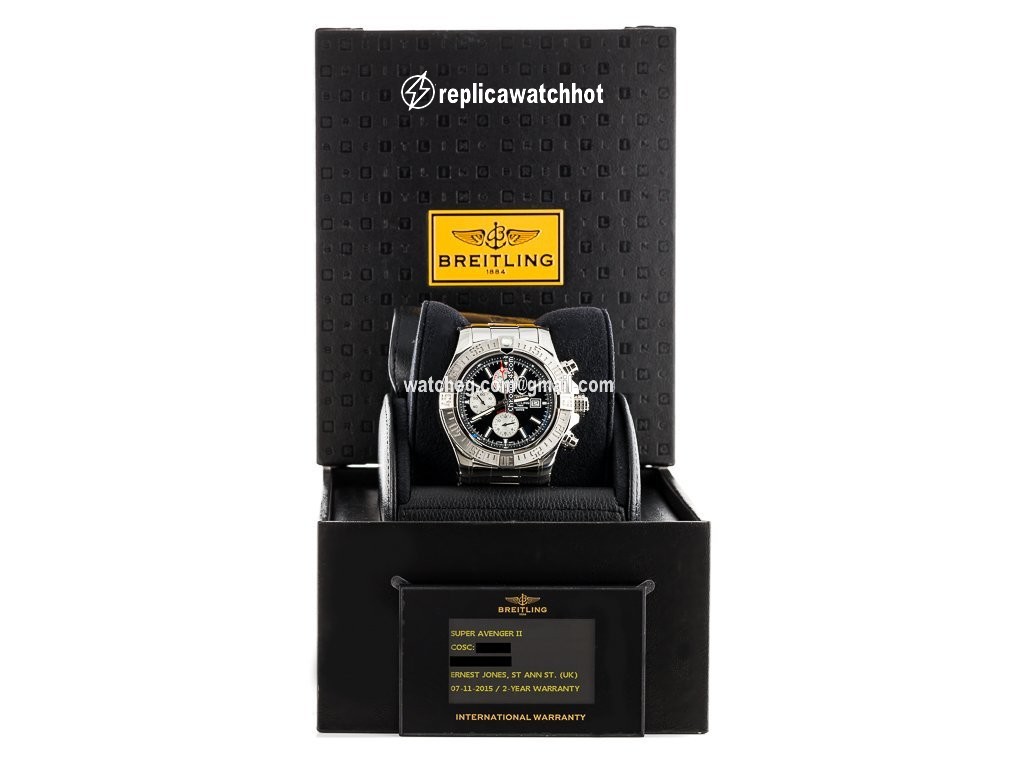 Breitling Super Avenger II Mens watch Unisex Automatic Steel A13371111B1A1 2