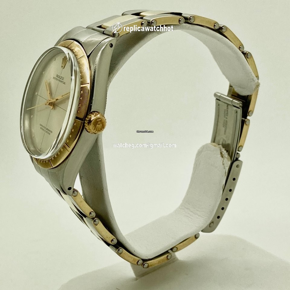 Rolex Oyster Perpetual 34 Mens watch Unisex Gold Steel Automatic 1038 2