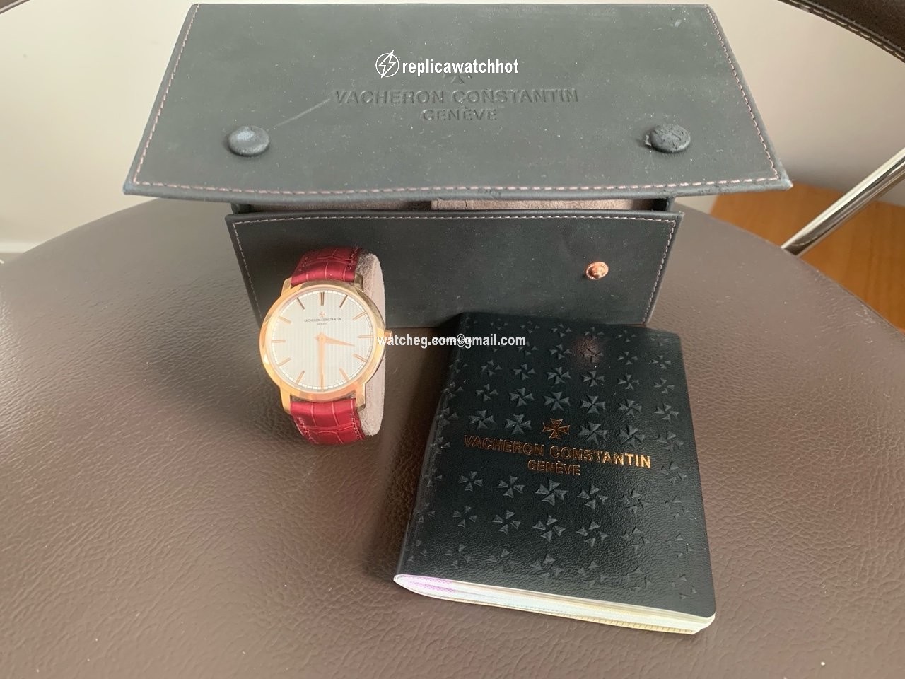 Vacheron Constantin Patrimony Mens watch Unisex Automatic Rose gold 43075 000R-9884 2