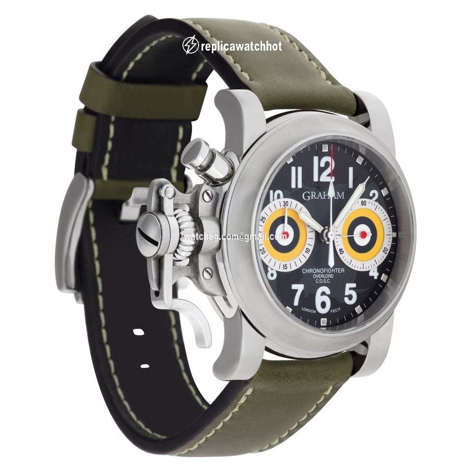 Graham Chronofighter Mens watch Unisex Automatic Steel 2OVAS.B03A.K10B 2