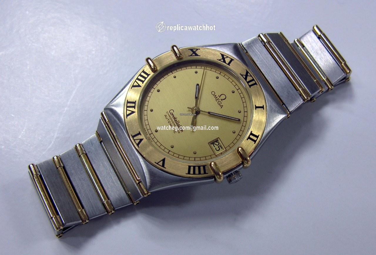 Omega Constellation Mens watch Unisex Automatic Gold Steel Constellation 1202.1 2