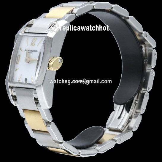 Baume & Mercier Hampton Womens watch Quartz Gold Steel M0A08600 2