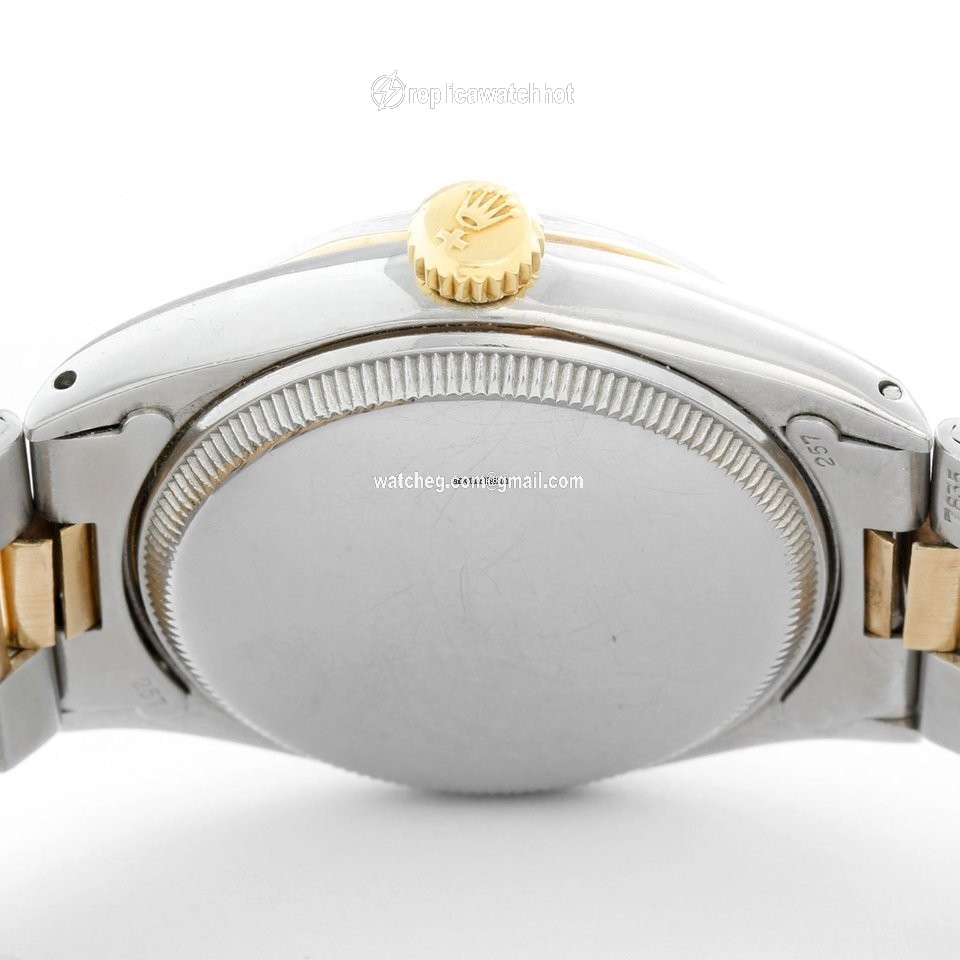 Rolex Oyster Perpetual 34 Mens watch Unisex Gold Steel Automatic 6286 2