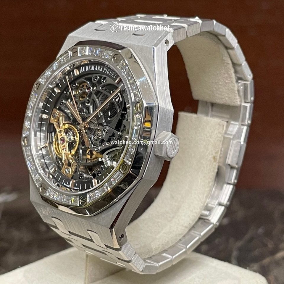 Audemars Piguet Royal Oak Mens watch Unisex Automatic White gold 15412BC.ZZ.1220BC.01 2