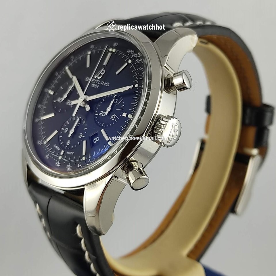 Breitling Transocean Chronograph Mens watch Unisex Automatic Steel AB015212 BA99 435X 2
