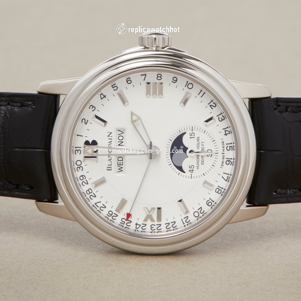 Blancpain Leman Moonphase Mens watch Unisex Automatic Steel 2763.1127A.11 2