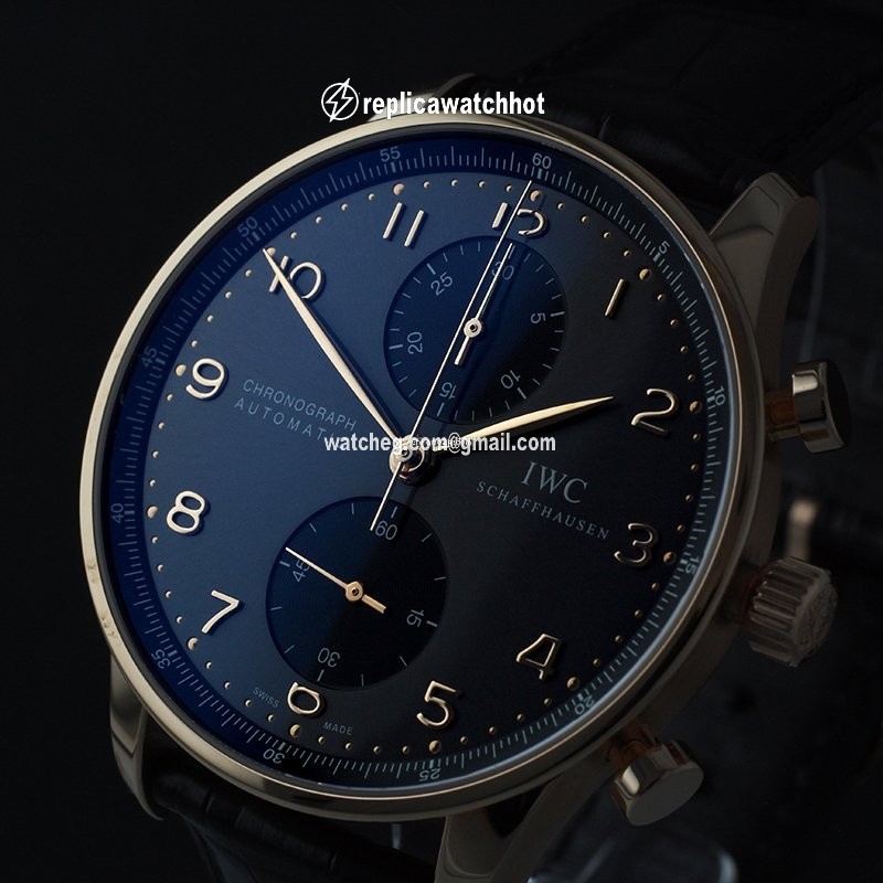 IWC Portuguese Chronograph Mens watch Unisex Rose gold IW3714-82 2