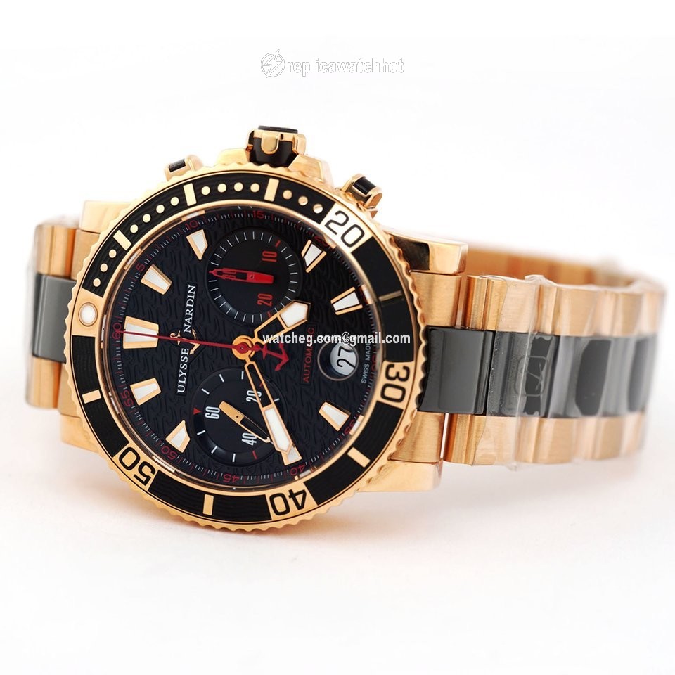 Ulysse Nardin Maxi Marine Diver Mens watch Unisex Automatic Rose gold 8006-102-8C 926 2