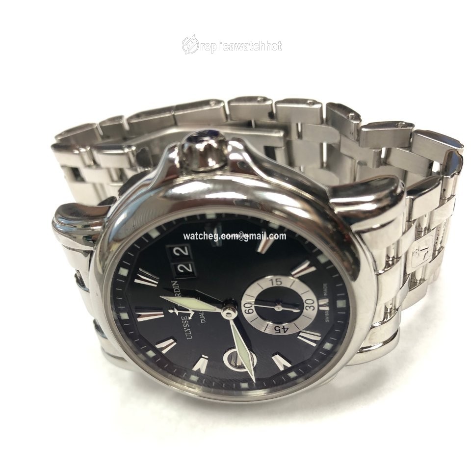 Ulysse Nardin Dual Time Mens watch Unisex Automatic Steel 243-55-7 92 2
