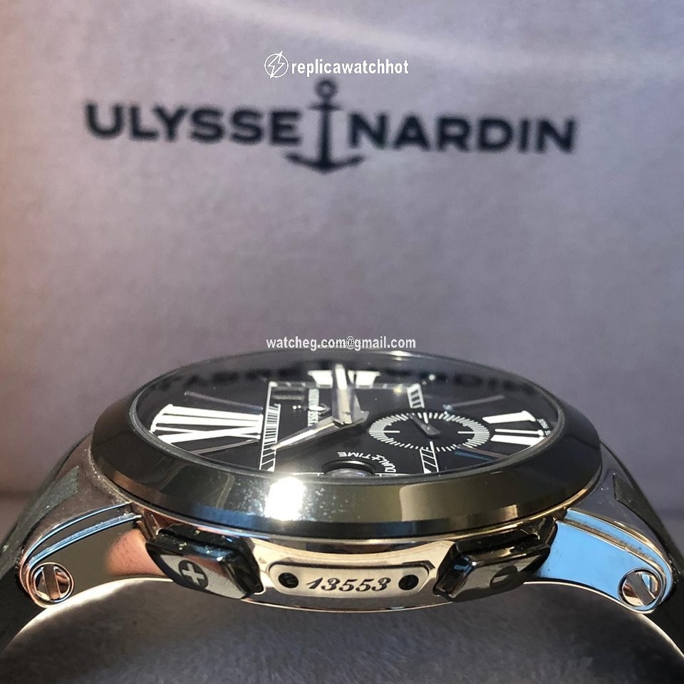 Ulysse Nardin Executive Dual Time Mens watch Unisex Automatic Steel 243-00 421 2