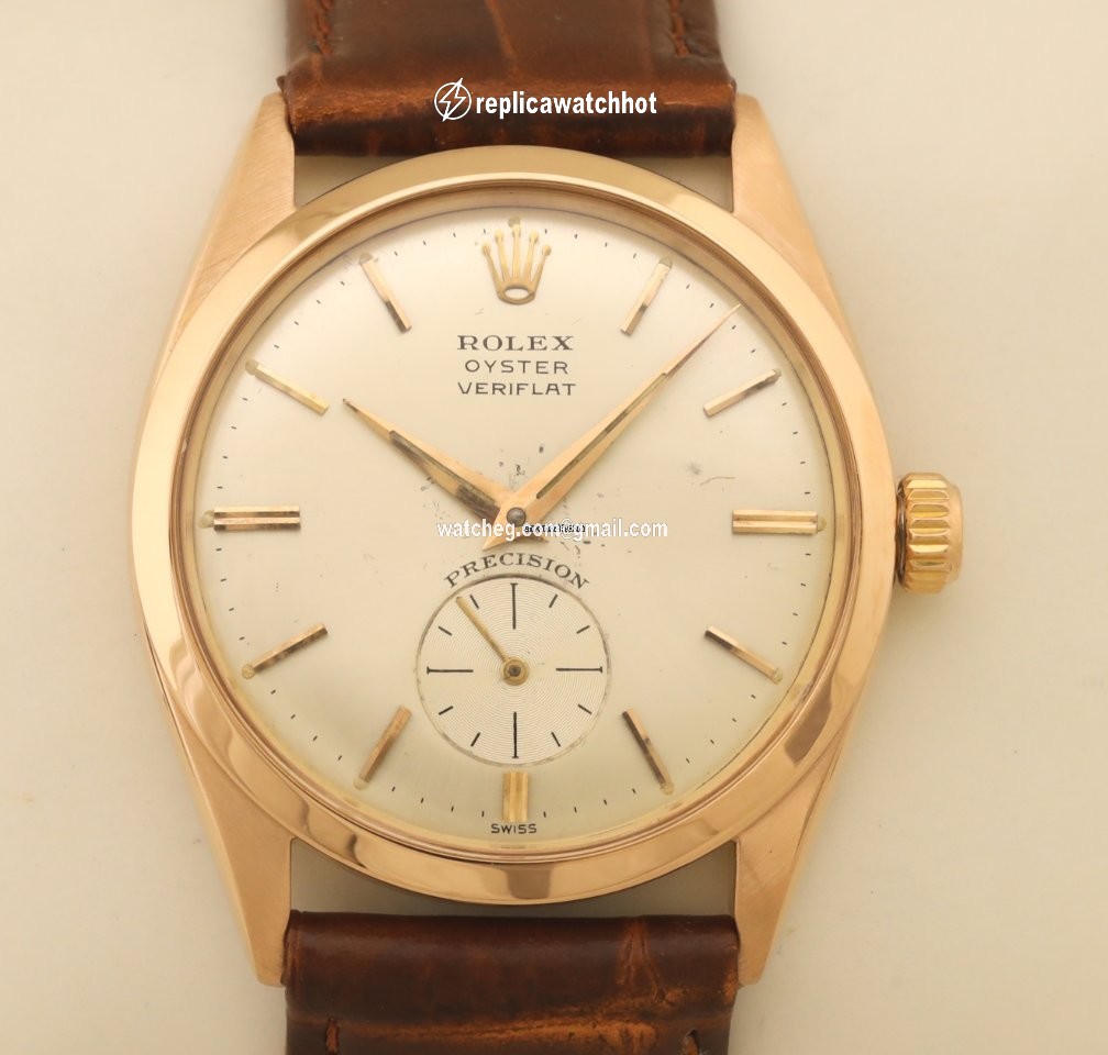 Rolex Oyster Mens watch Unisex Red gold Manual winding 6512 2