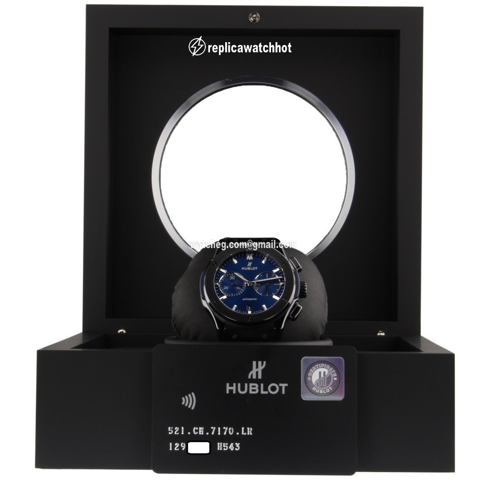 Hublot Classic Fusion Blue Mens watch Unisex Automatic Ceramic 521CM7170LR 2