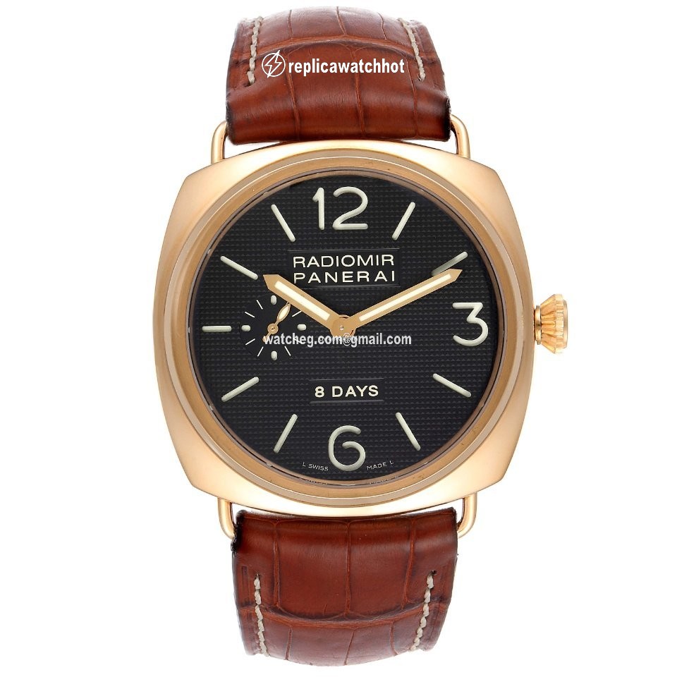 Panerai Radiomir 8 Days Mens watch Unisex Manual winding Rose gold PAM00197 2