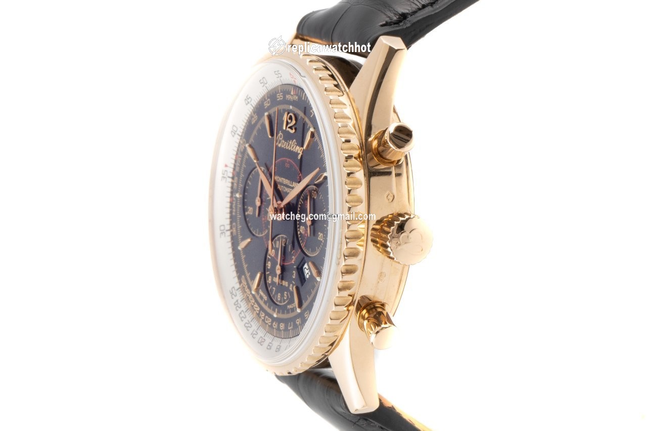 Breitling Montbrillant Mens watch Unisex Automatic Yellow gold H41030 2