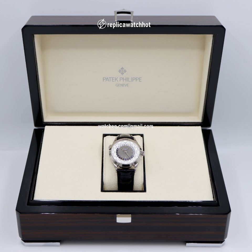 Patek Philippe World Time Mens watch Unisex Automatic White gold 5230G-014 2