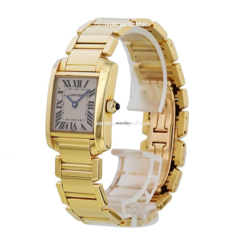 Cartier Tank Francaise Womens watch Quartz Yellow gold 1820 2