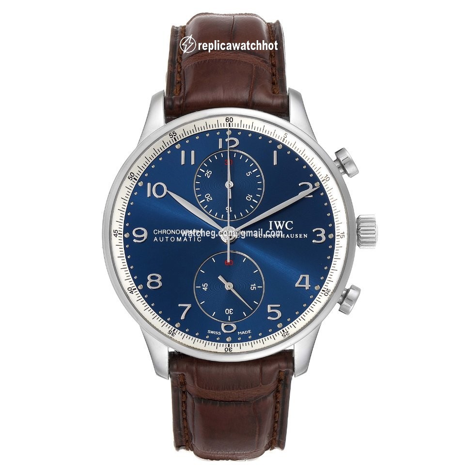 IWC Portuguese Chronograph Mens watch Unisex Automatic Steel IW371432 2