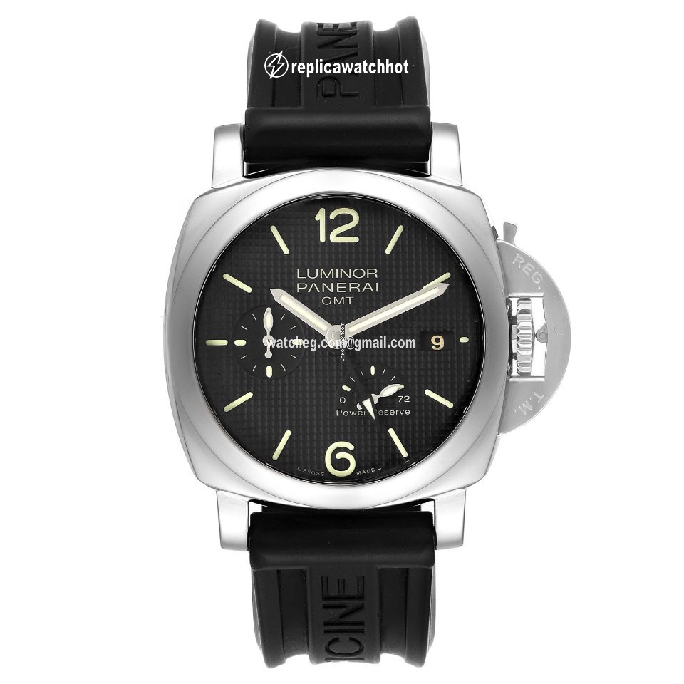 Panerai Luminor 1950 3 Days GMT Power Reserve Automatic Mens watch Unisex Automatic Steel PAM00537 2