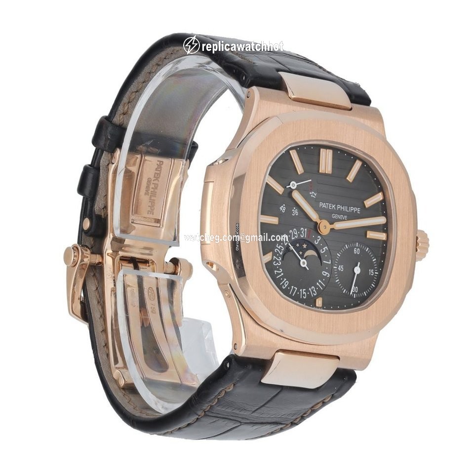 Patek Philippe Nautilus Mens watch Unisex Manual winding Rose gold 5712R 2